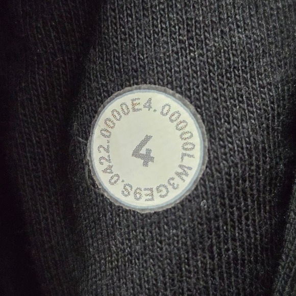 Lululemon Women Jacket 4 Black‎ Collarless Textured Fleece Full Zip Pockets - Picture 3 of 11
